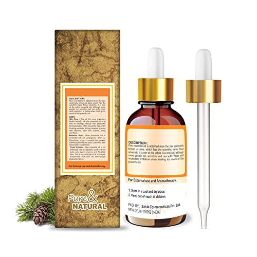 Image of Crysalis Pine (Pinus) Oil |100% Pure & Natural Undiluted Essential Oil Organic Standard| Perfect & Used Skin Care & Hair Care |Aromatherapy Oil| 100Ml With Dropper