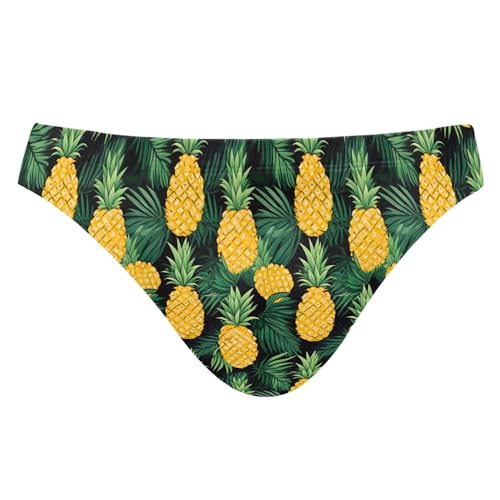 Pineapple Fruit Summer Swim Briefs for Men Bikini Swimwear Boys Short XXL B0403883