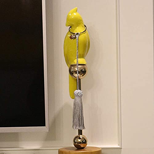 BEL AVENIR 8 Pcs Set Elegant Polyester Key Tassel Colorful Craft Tassels Charms Key Tassel for Christmas Tree DIY Craft Garland Project Wedding Home Party Decorations (Silver)