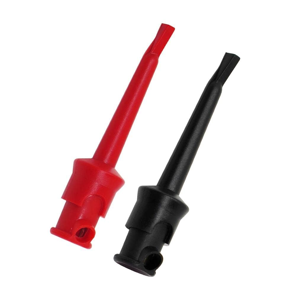 MX 2 Pcs Test Hooks Clips Multimeter Accessories Colorful Large Spring Hook Clip Test Grabber Probe for Electronic Components Testing-image-42