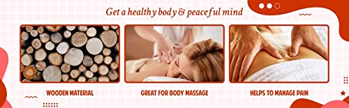 manav acupressure products Wooden Energy Roller Massager Handheld Body Calf Massager,Pain Relief Plane Ring Two Sided Massager For Neck Shoulder&Body Relaxation Massager manav acupressure products Wooden Energy Roller Massager Handheld Body Calf Massager,Pain Relief Plane Ring Two Sided Massager For Neck Shoulder&Body Relaxation Massager