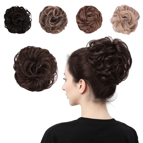 Juvabun Messy Bun 2.0 Light Brown Messy Bun Hair Extension