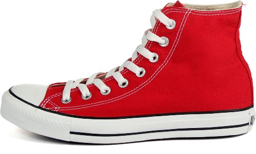 Converse Mens Chuck Taylor All Star High Top, 7 Men 9 Women, Red2