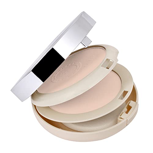 Image of Colors Queen Oil Control Compact Powder | Lightweight Face Compact for Women with SPF-15 to Protect Skin from UV Rays | Pore Minimizing, Easily Blends Pressed Powder for All Skin Types (02 - Natural, 20g)