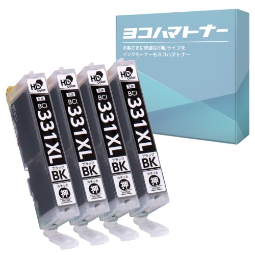 Amazon.co.jp: 横トナ キヤノン用 BCI-331XLBK対応 互換インク 大容量