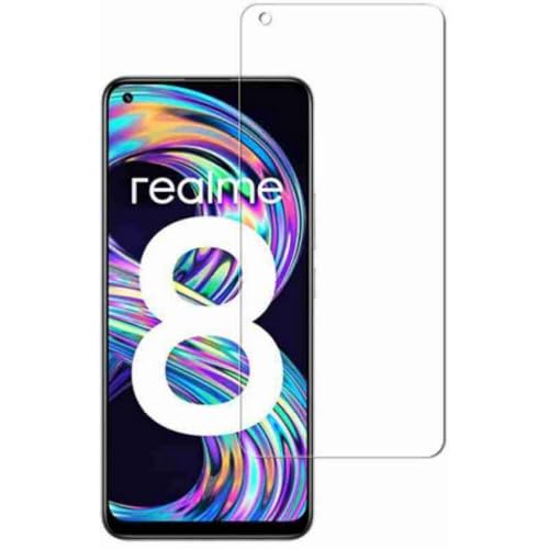 Image of Embed HD-Clear Screen Guard for REALME 8 - Harder or Durable Plastic & More Impact-Resistant Than Glass, with Free Installation Kit