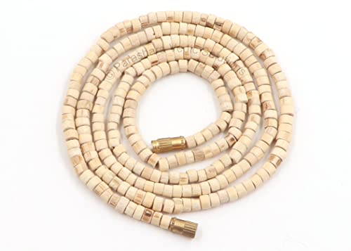 Image of ARKAM Tulsi Kanthi Mala - Original /ISKCON Vaishnav Basil Mala (3mm, 24 inches) Set of 4