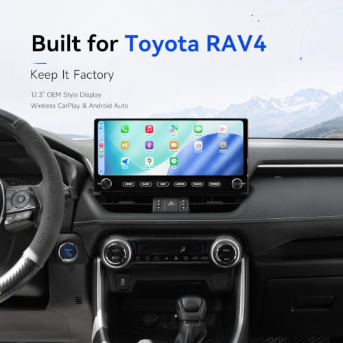 Dasaita 12.3" Car Stereo for Toyota RAV4 2019-2023 Upgrade to 8GB+256GB - image 2