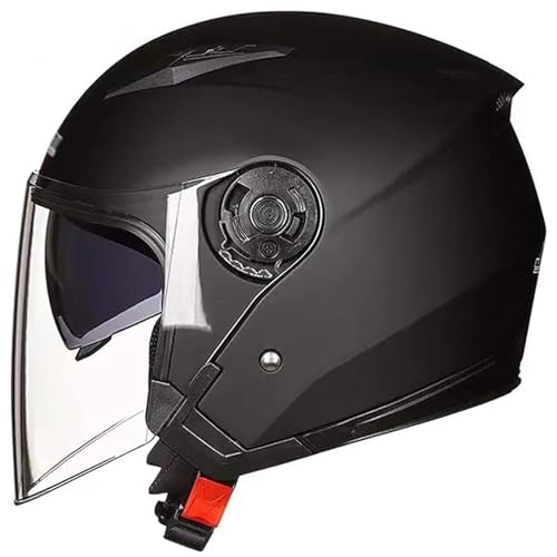 Casco De Motocicleta Japonés De Perfil Bajo, Estilo Café Racer, Carcasa De Fibra De Vidrio, Estilo Vintage, Ligero, Sencillo Y Generoso. 1,M