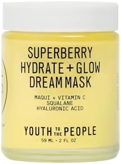 Youth To The People Superberry Dream Mask, hydrating glow skincare, 60ml
