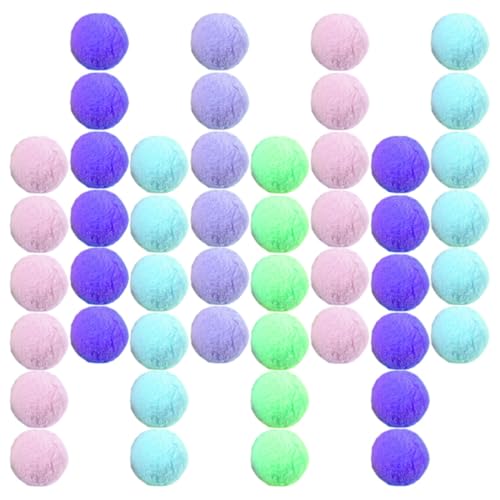Pompones de peluche INOOMP antideshilachado para manualidades escolares sin frustración