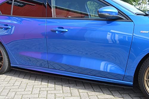 Extensions de jupes noir brillant pour Focus ST-Line DEH sorties dynamiques - 2