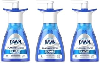 3 Pk. Dawn Ultra Platinum Foam Dishwashing Fresh Rapids Scent 10.1 fl oz 190 Pumps (30.3 Fl Oz 570 Pumps Total)
