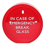 spardose auto rot Tolles Geschenk für Kinder. SHURROW Notfall-Spardose im Notfall Bruch Glas Neuheit Spar-Spardose Spardose Rot