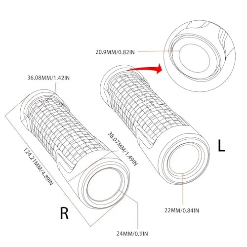 Manijas de manillar para YZF-R125 evita fatiga con embrague ajustable