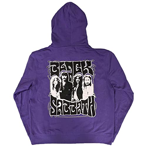 Sweat Black Sabbath Henry violet pull à capuche confortable unisexe - 2