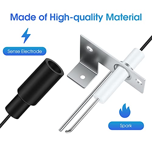 IOVEO, 035HP05202- NTC 10KOHM- Sonde De Température Avec Câble En PVC 105 °C, Capteur De Température, Sonde, Chauffage, NTC 10k, 2 Mètres