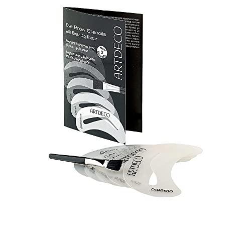 Eyebrow brush with stencils Eye Brow Stencils With Brush Applicator