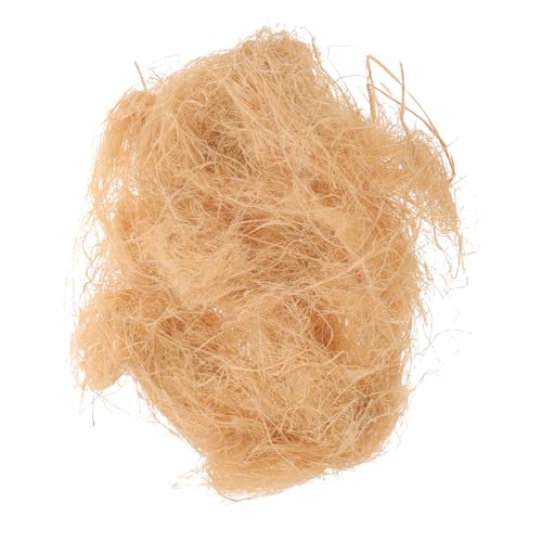 KITANDOVE 1 Bast-Grasseide Nistmaterialien für natürliche Kokosfaser Natürliche Vogelbaumaterialien Raffiagras Nest Baumaterial Gewebte Materialien für Vogelnester Vogelhausmaterial