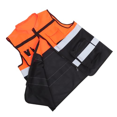 LIFKOME High Visibility Night Cycling Vest Men's Running Vest Reflective Safety Gear