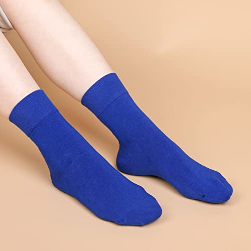 Image of FGZ Women Thin Cotton Socks Soft Cozy Socks Cute Ankle Crew Socks 5 Pairs