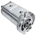 Zachager HGP-33A-F6-6R Fast Response & Durable Hydraulic Double Gear Pump Direct Replacement for Suitable for with a Shaft Diameter of 15.87mm.Oil inlet BSPT3/4" Oil outlet BSPT1/2"