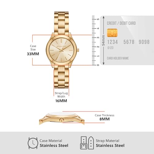 Image of Michael Kors Slim Runway Silver Watch Set MK7563SET