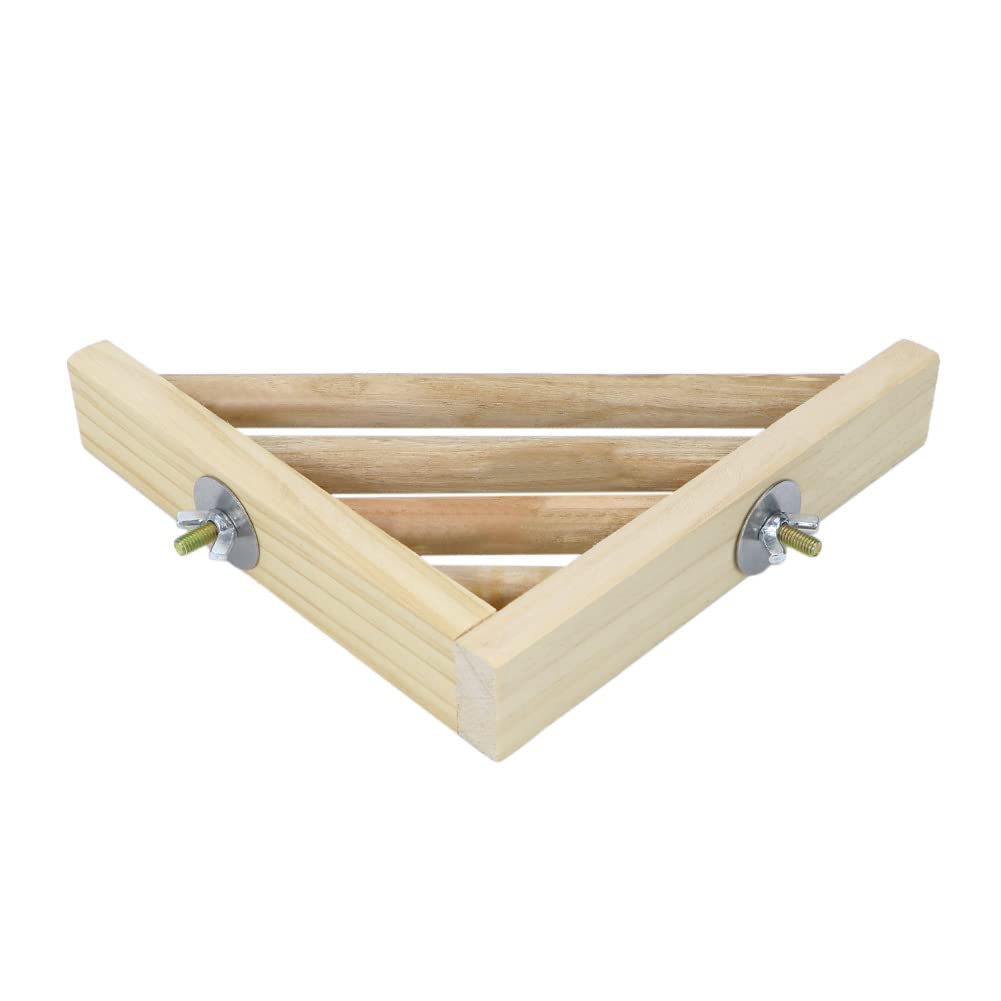 Litewoo Vogel-Sitzstange, Eck-Plattform-Ständer für Vögel, Wellensittiche, Sittiche, Nymphensittiche, Sittiche, Sittiche, Sittiche, Sit