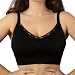 Coobie Lace V-Neck Bralette, One Size, Black