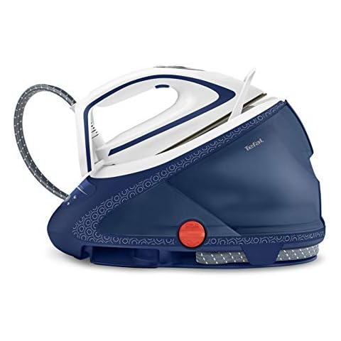 Tefal Pro Express Ultimate Dampfbügelstation GV9580 | 2600 Watt | Bügelstation | Dampfstoß 580 g/Min. | Automatische Abschaltung | 1,9L | Blau/Weiß Cover