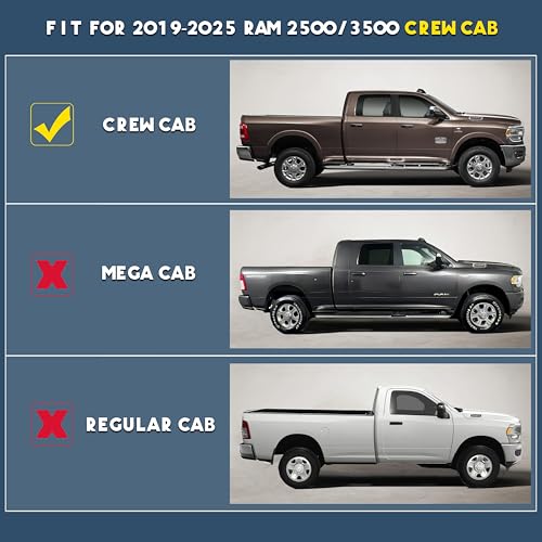 Image of KARPAL Floor Mats for 2019-2026 Ram 2500 /3500 Crew Cab Bucket Seat