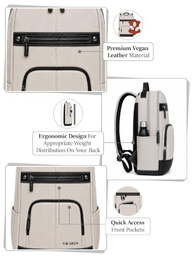 Image of FUR JADEN Laptop Backpack With 15.6 Inch Laptop Compartment | Water Resistant For College School Work for Men & Women
