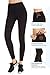 FETY Women's High Waist Leggings Full-Length Yoga Pants with Side/Hidden Pockets, Tummy Control Workout Running 4 Way Stretch Pants for Women