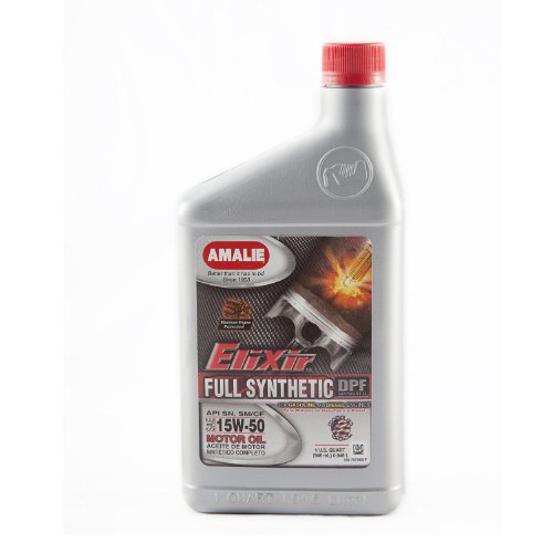 Amalie (75736-56 Elixir 15W-50 Full Synthetic Motor Oil - 1 Quart