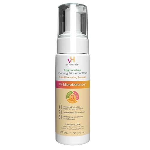 vH essentials Foaming Feminine Wash Fragrance Free 6 Fl Oz