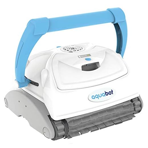 Aquabot ABREIQ Breeze IQ Wall-Climbing Automatic In-Ground Robotic Brush Pool, White
