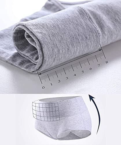 Annyison Womens Underwear 3 Pack, Soft Cotton High Waist Breathable Solid Color Briefs Panties For Women thumb #4
