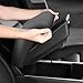 AOMSAZTO Console Covers for 2017-2020 Ford Fusion Black with Black Stiches