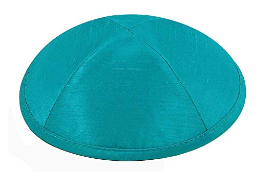 Image of Zion Judaica Deluxe Raw Silk Kippot Bulk Packs or Single Kippah Includes Free Clips