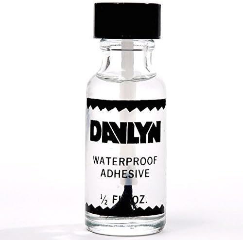 Davlyn Waterproof Adhesive Black Label 1/2oz (0.5 oz, Black)