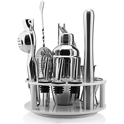 Set de coctelera y utensilios para bartender 23 piezas
