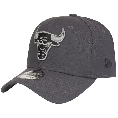 New Era 39Thirty Stretch Cap - Chicago Bulls Graphite - M/L