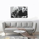 Albert Einstein & Oppenheimer, Atomic Bomb, Canvas Poster Bedroom Decor Landscape Office Room Decor Gift 08x12inch(20x30cm) - Image 4