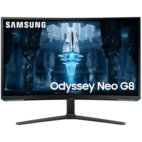 Image of Samsung 32 inch Odyssey Neo G8 4K UHD 240Hz, Curved Gaming Monitor Bundle with Tech Smart USA Elite Suite 18, 2X 4K HDMI Cable & Deco Gear CPS Exclusive 26 Month Protection Pack (BEACH-CPS-26M1000)