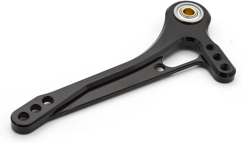 Motorcycle Brake Gear Shift Shifter Lever + Wing Modified Rearset Foot Peg Accessories Compatible with Kawasaki Ninja ZX10R ZX 10R ZX-10 2004-2005 CNC Aluminum Black
