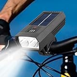 Visibilité améliorée : la lumière solaire de vélo à haute luminosité illumine la route tout en avertissant les véhicules entrants de faire attention, améliorant ainsi votre sécurité sur la route.