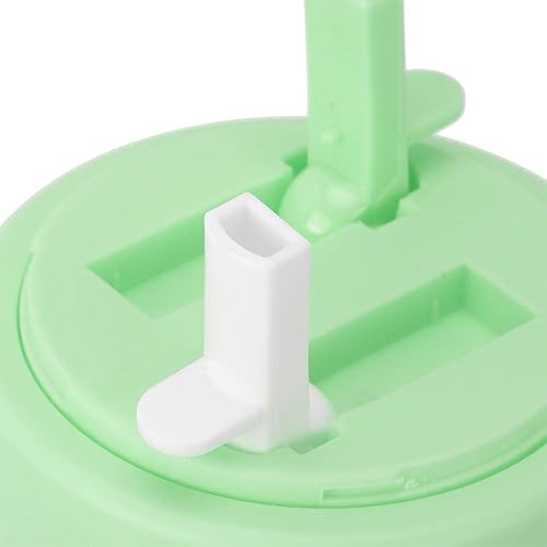 Miniatura 4 de Botella de agua portátil de doble uso para exteriores, de 20.3 fl oz, con dos pajillas, botella de agua para parejas, a prueba de fugas, botella