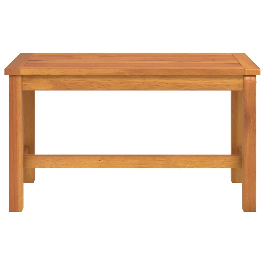 vidaXL Panca da Giardino 80x35x45 cm in Legno Massello di Acacia, Panca, panchina, Seduta da Giardino, Seduta, Panca da Esterno, Seduta per Esterni