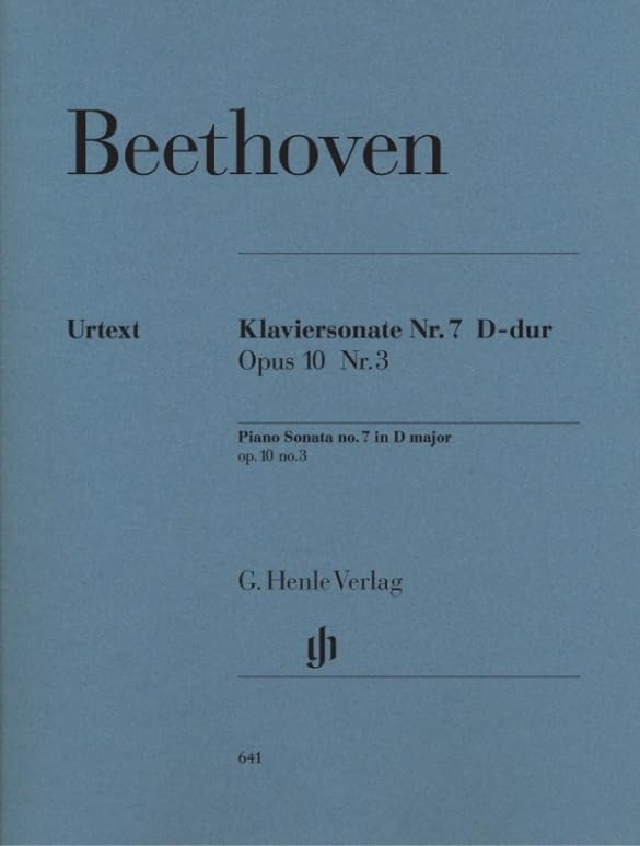 SONATE POUR PIANO N 7 EN RE MAJEUR OP. 10 N 3      Sheet music – January 1, 2009