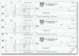53226N, 3-On-A-Page Payroll Check